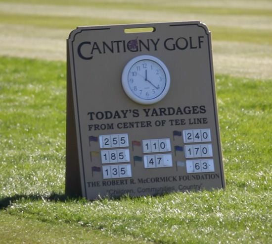 The beautiful practice facilities at Cantigny make...